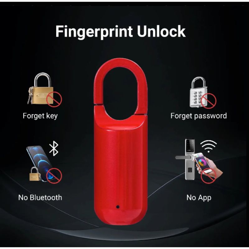 Mini Fingerprint Padlock